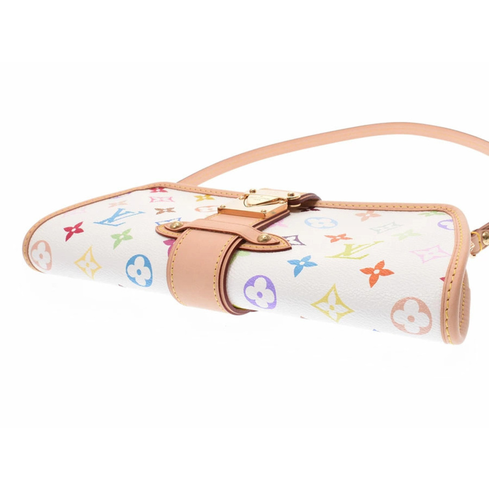 Louis Vuitton Multicolor Shirley White Leather Handbag - Picture 5 of 11